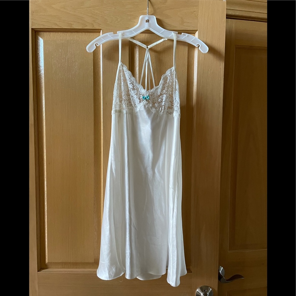 Ivory White Slip Dress - Size 4-6